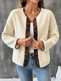 Women's Animal Print Cardigan Jacket Cozy Casual Style
