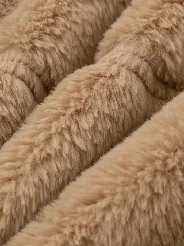 Women’s Cropped Fleece Jacket Casual Style