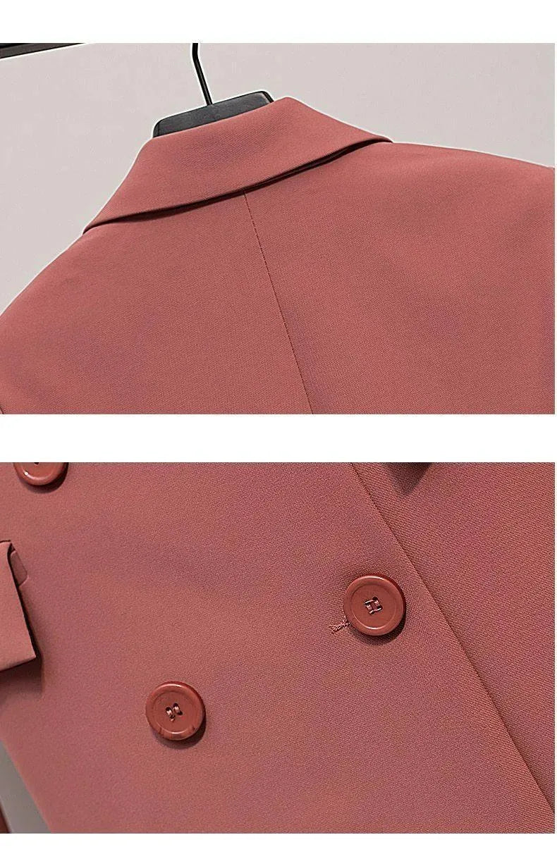 Women's Double Breasted Trench Coat Longline Style