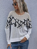 Women’s Graphic Crew-Neck Pullover Sweater