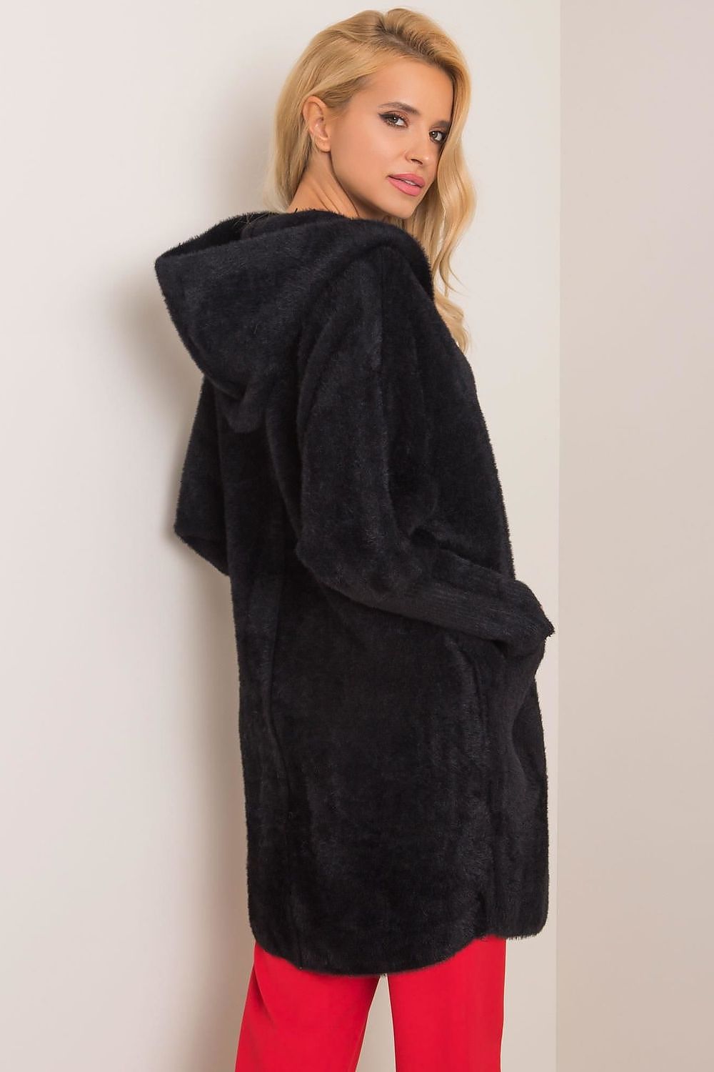 Women's Hooded Wool Blend Coat