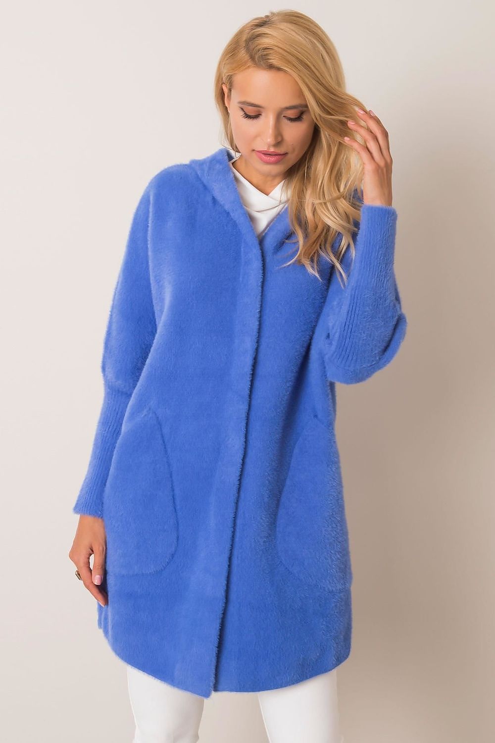 Women's Hooded Wool Blend Coat