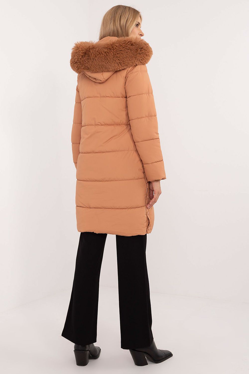 Women's Insulated Puffer Jacket — Brown