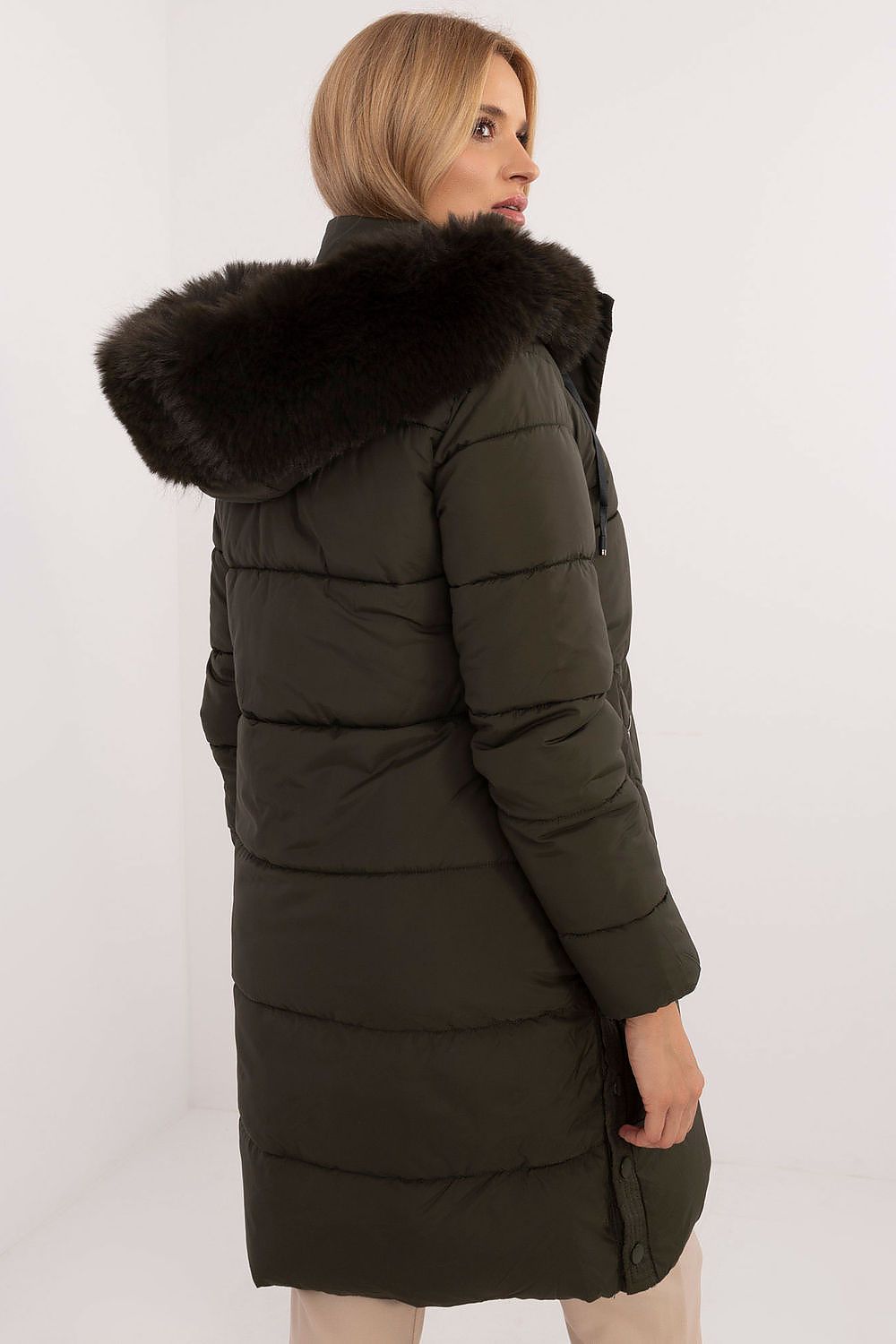 Women's Insulated Puffer Jacket — Brown