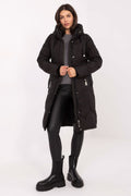 Women's Long Quilted Hooded Puffer Coat