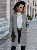 Women's Long Trench Coat Slim Fit Elegant Style
