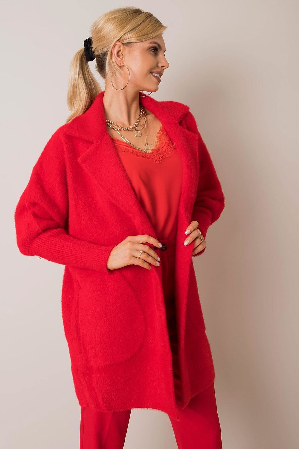 Women's Loose Wool Blend Coat