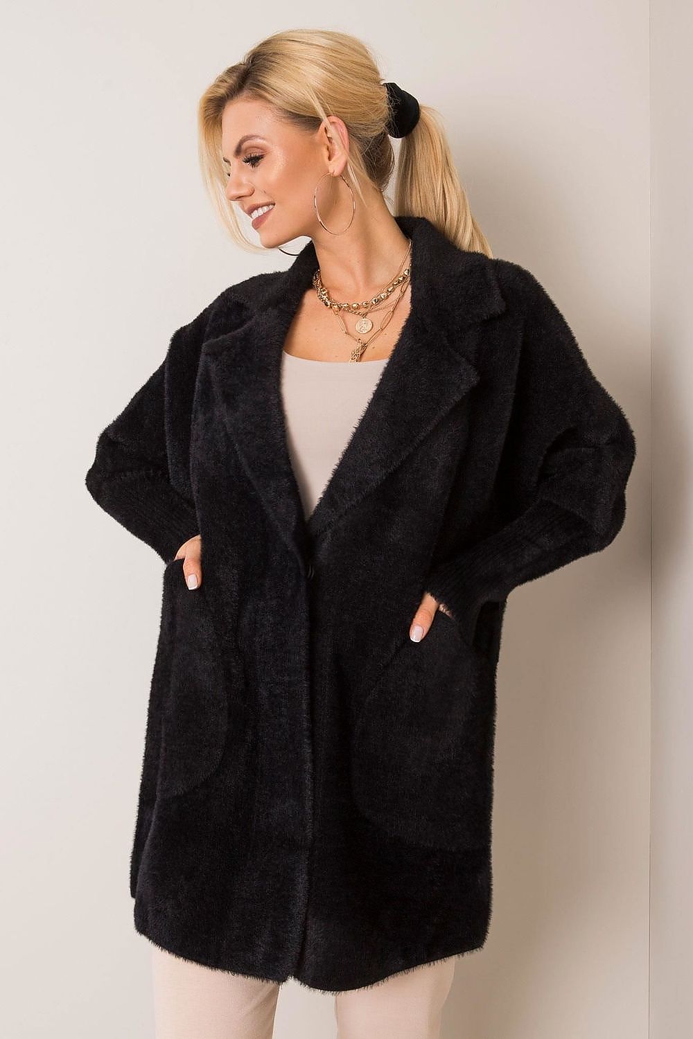 Women's Loose Wool Blend Coat