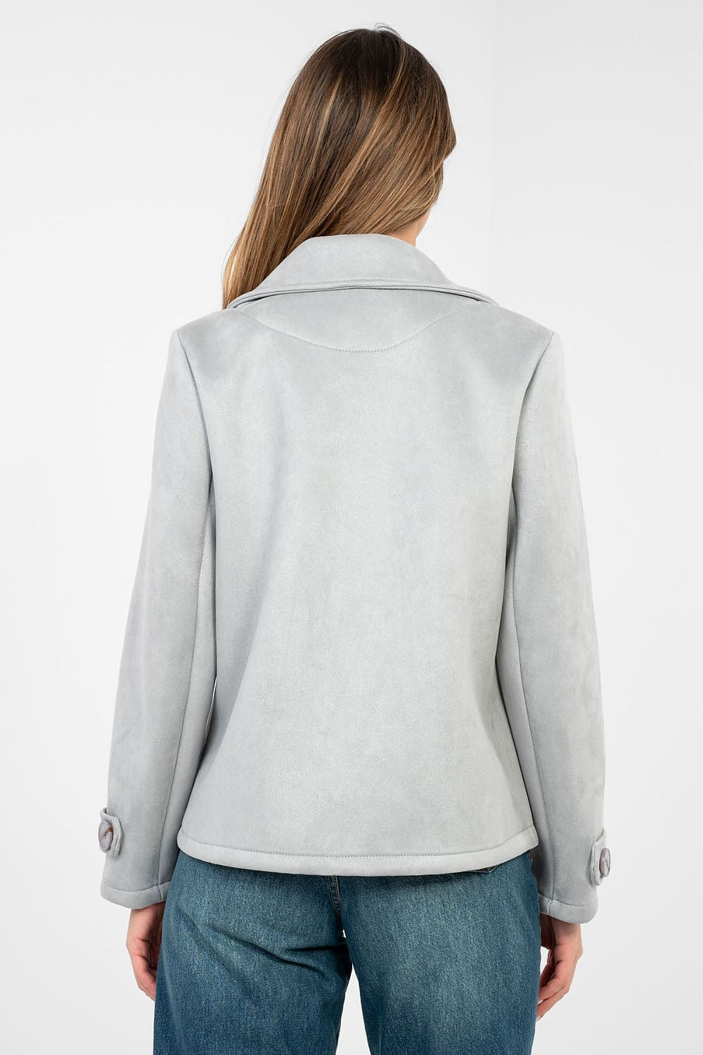 Women's Pea Coat Double Breasted Casual Style
