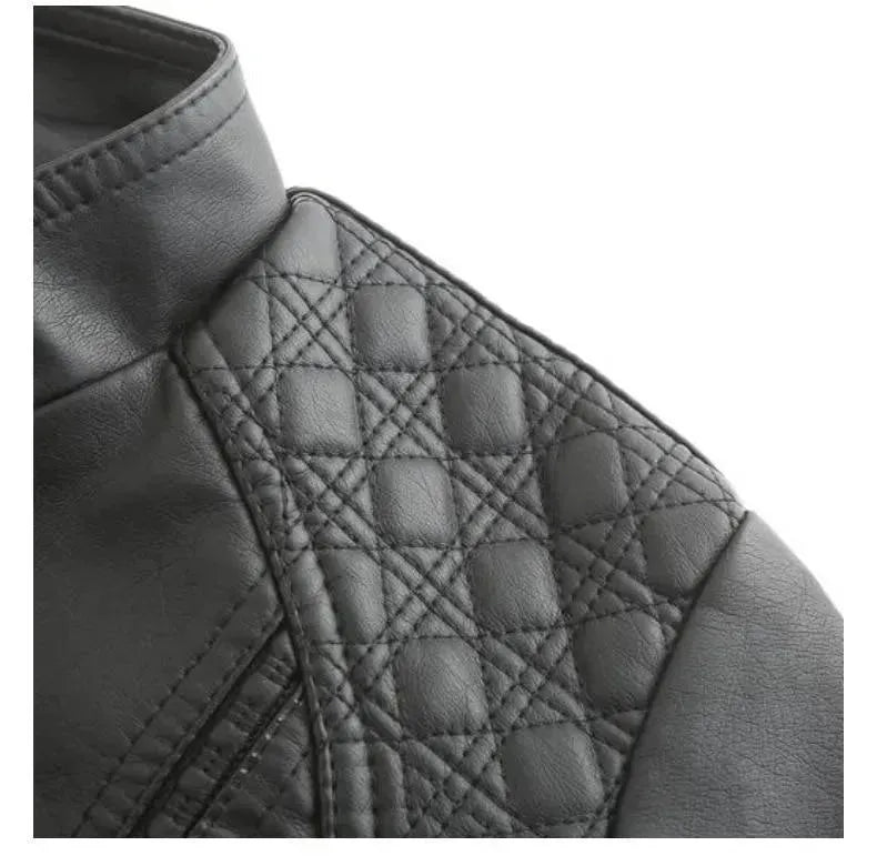 Women’s Quilted Biker Jacket Edgy Style