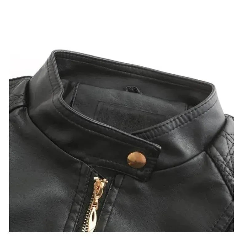 Women’s Quilted Biker Jacket Edgy Style