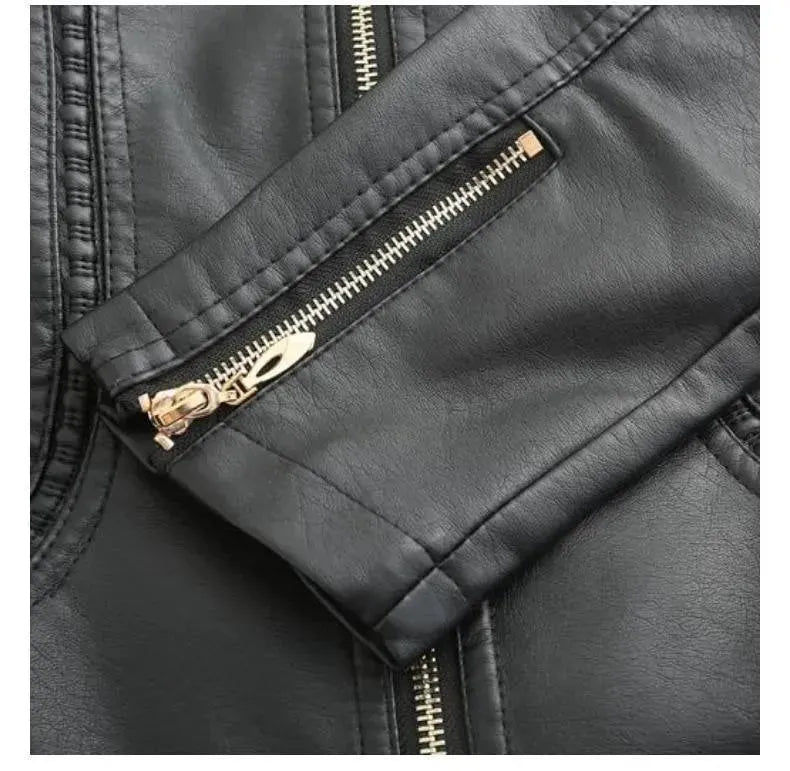 Women’s Quilted Biker Jacket Edgy Style