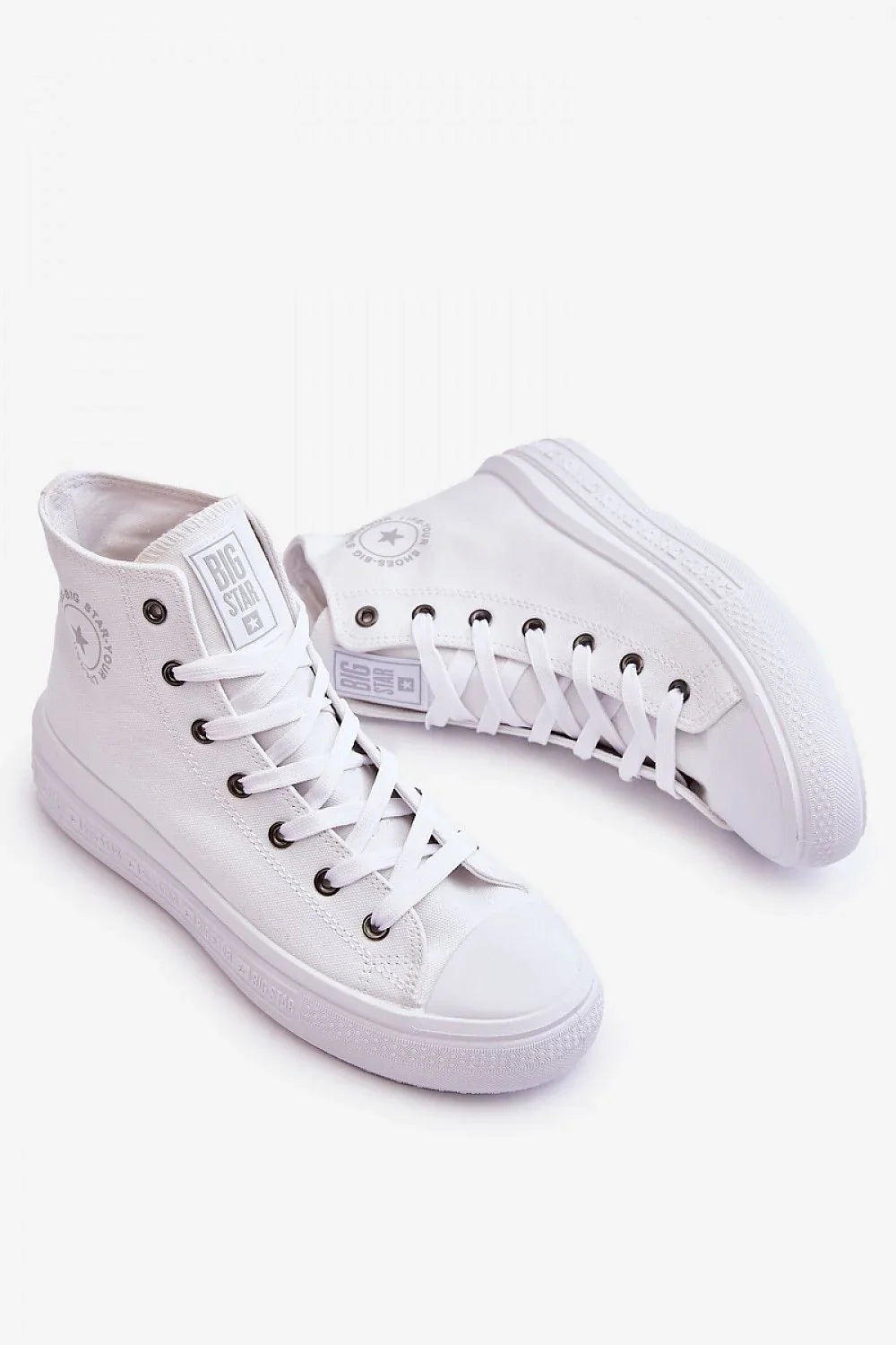 Women's Sneakers - High Tops Women Sneakers - Lace-Up All-Season Shoes-Sneakers-LeStyleParfait