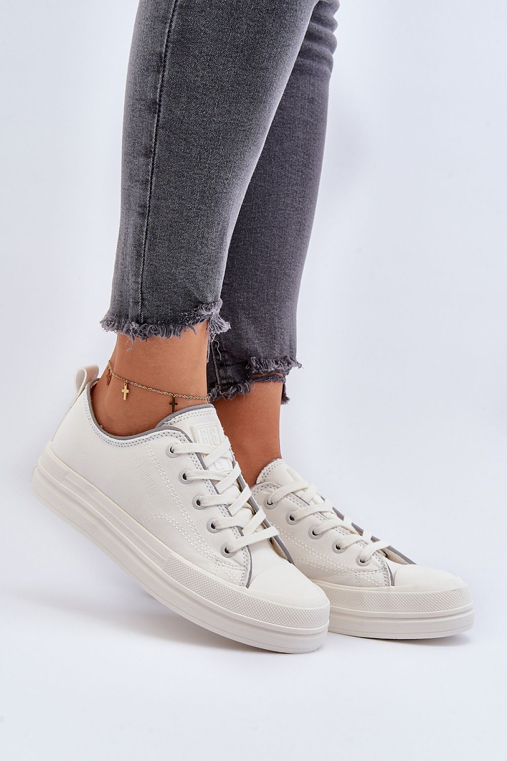 Women's Sneakers - Low-Top Women Platform Sneakers Shoes - Lace-Up Spring-Summer Shoes