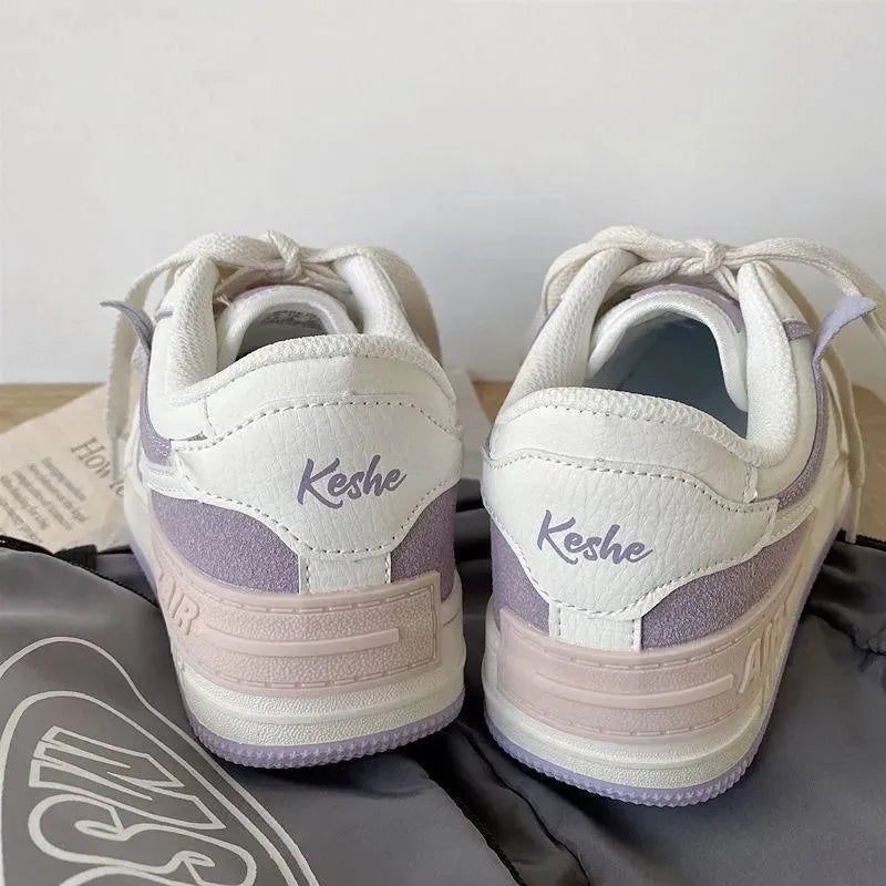 Women's Sneakers - Low-Top Women Sneakers - Lace-Up Spring-Summer Sneakers-Sneakers-LeStyleParfait