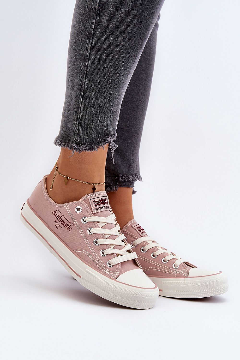 Women's Sneakers - Women Low-Top Sneakers - Lace-Up Spring-Summer Shoes