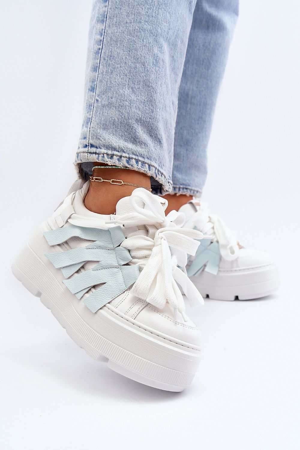 Women's Sneakers - Women Platform Sneakers Shoes - Lace-Up Spring Sneakers