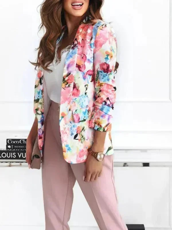 Women's Sport Coat Slim Fit Printed Style