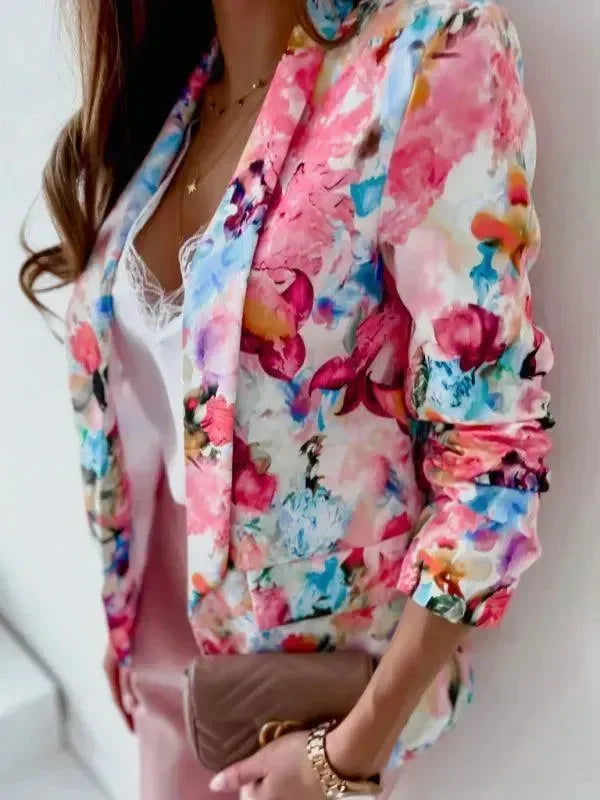 Women's Sport Coat Slim Fit Printed Style
