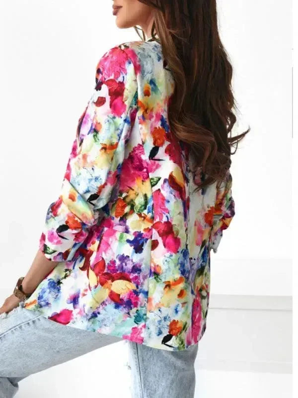 Women's Sport Coat Slim Fit Printed Style