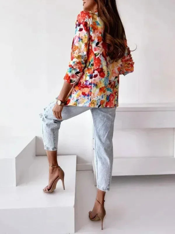 Women's Sport Coat Slim Fit Printed Style