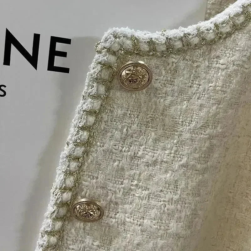 Women’s Tweed Jacket Elegant Casual Style