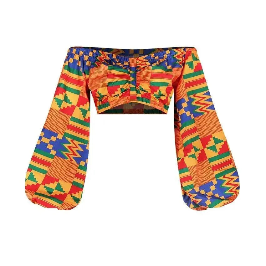 African Print Crop Tops - Women Tops - LeStyleParfait