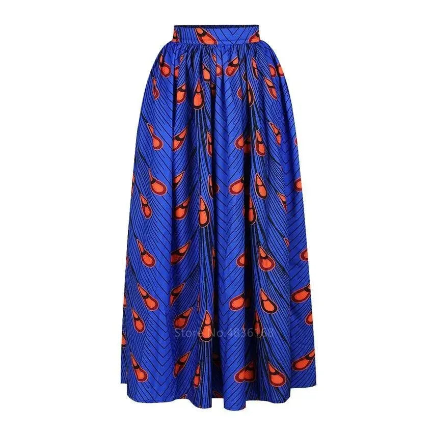 African Print Maxi Skirt - Skirt - LeStyleParfait