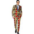 African Print Two Piece Suit - African Suit - LeStyleParfait