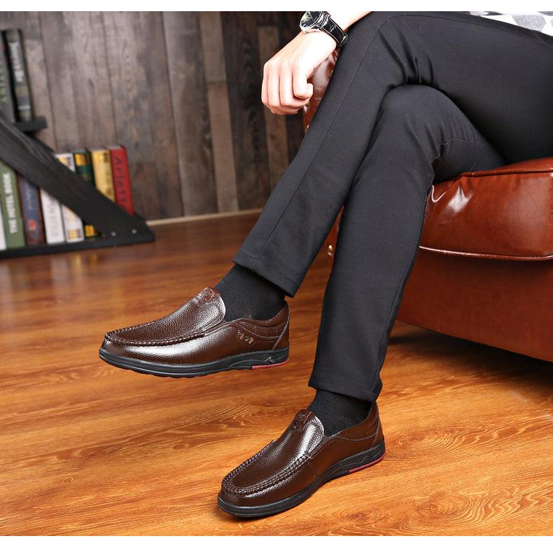 ''Alessandro'' - Classic Leather Loafers - Shoes - LeStyleParfait Kenya