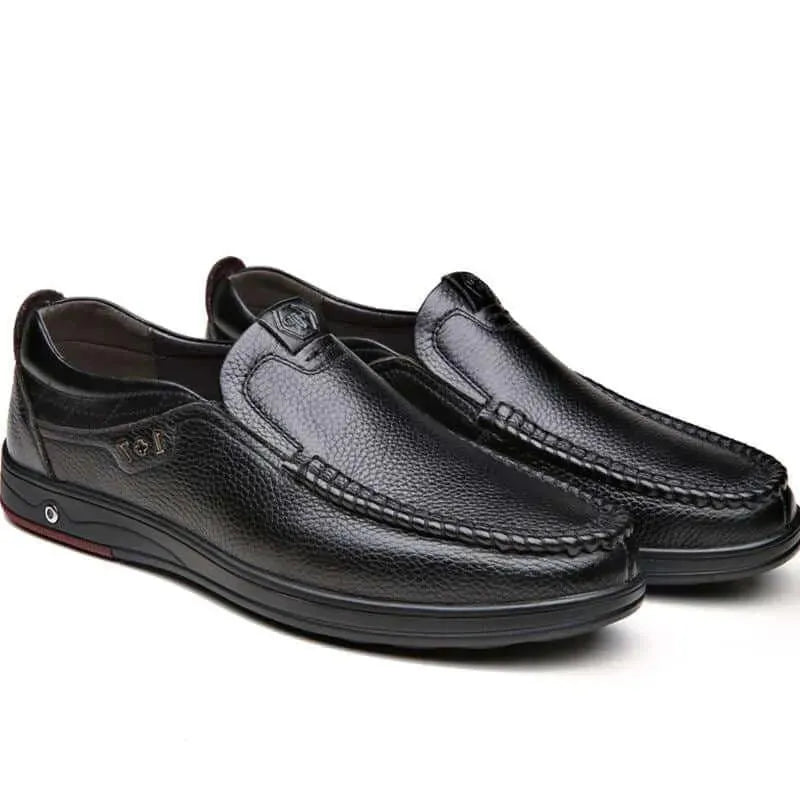 Alessandro - Classic Leather Loafers - Loafer Shoes - LeStyleParfait