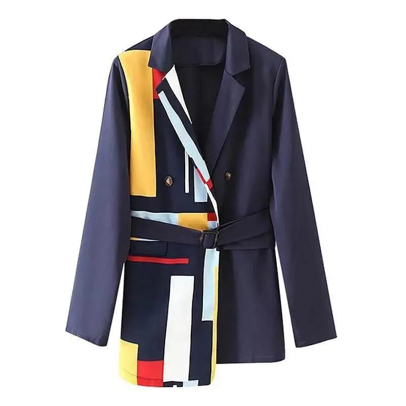 All Together Blazer Women - Casual - Patchwork - Women's Blazer - LeStyleParfait