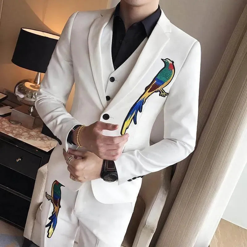 Amazon Parrot Three Piece Suit - Three Piece Suit - LeStyleParfait