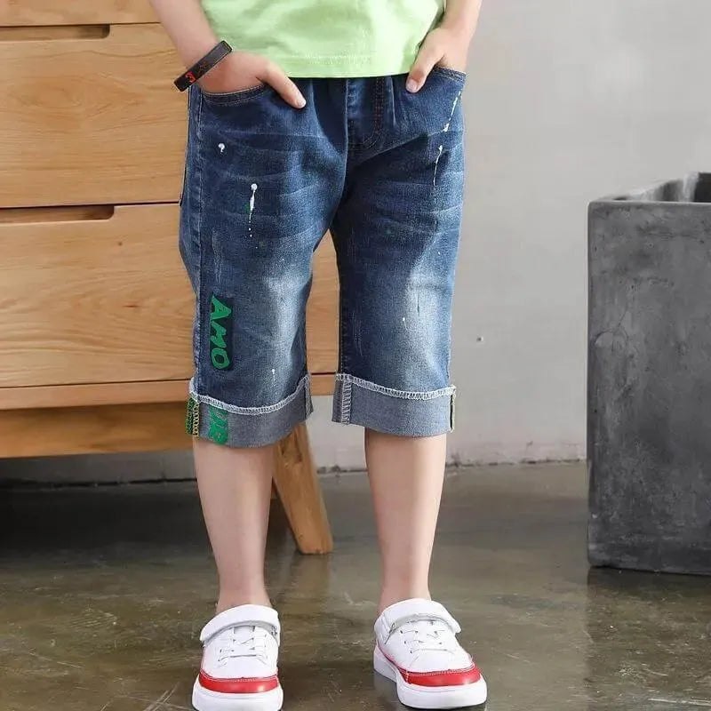 Amo Denim Jeans Short For Boys - Shorts - LeStyleParfait