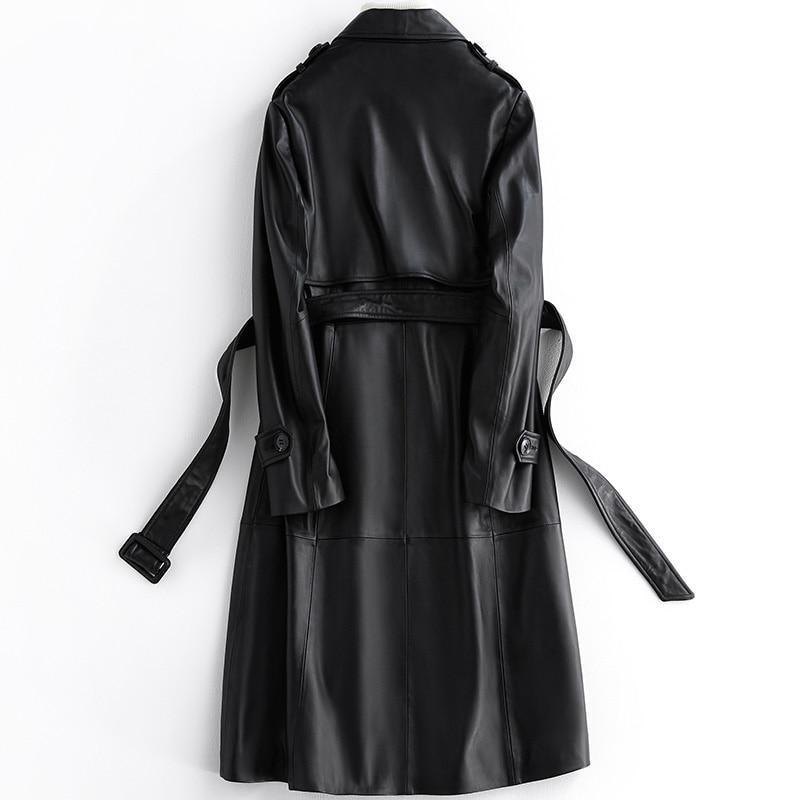 Angel Trench Coat For Women, Leather - Coat - LeStyleParfait Kenya