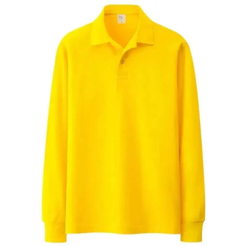 Autumn Solid Men Polos Shirts - Polo Shirt - LeStyleParfait