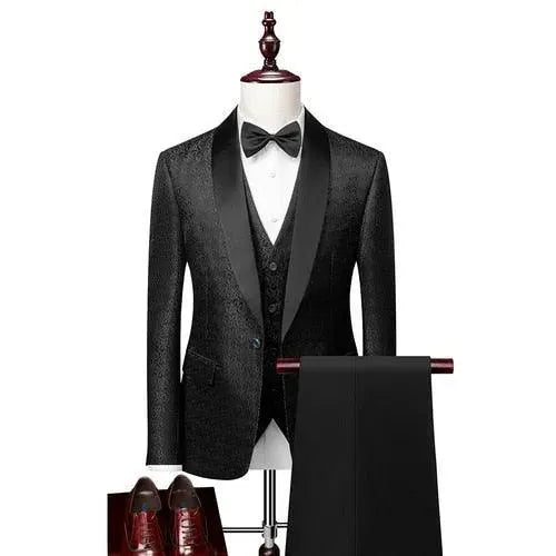 Baldo Tuxedo Suit - Three Piece Suit - Tuxedo Suit - LeStyleParfait