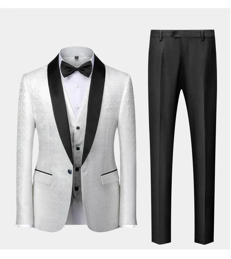 Baldo Tuxedo Suit - Three Piece Suit - Tuxedo Suit - LeStyleParfait