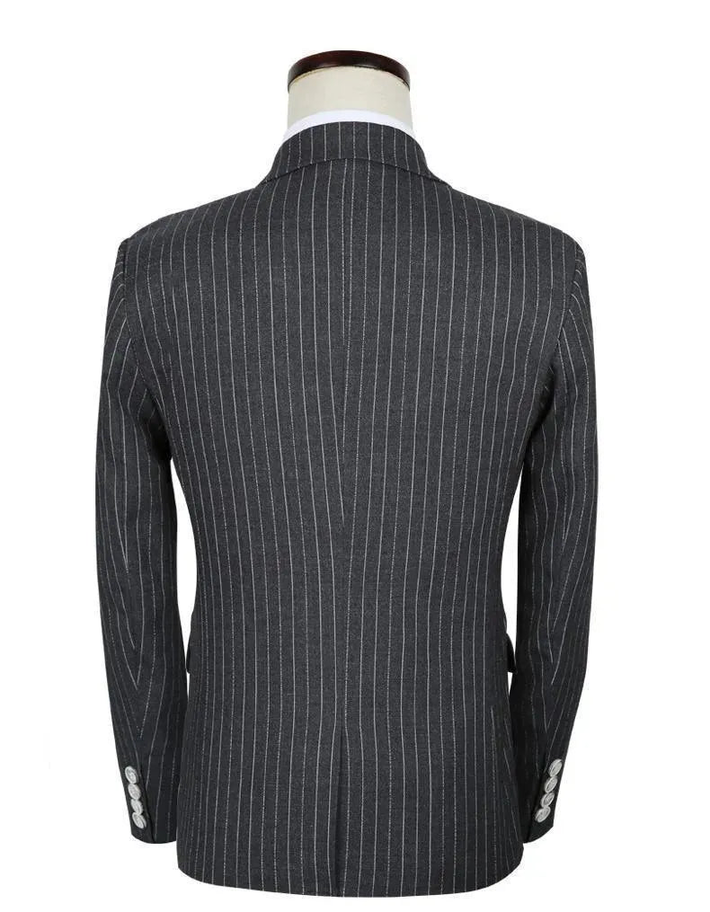 Bale Three Piece Striped Suit - Three Piece Suit - LeStyleParfait
