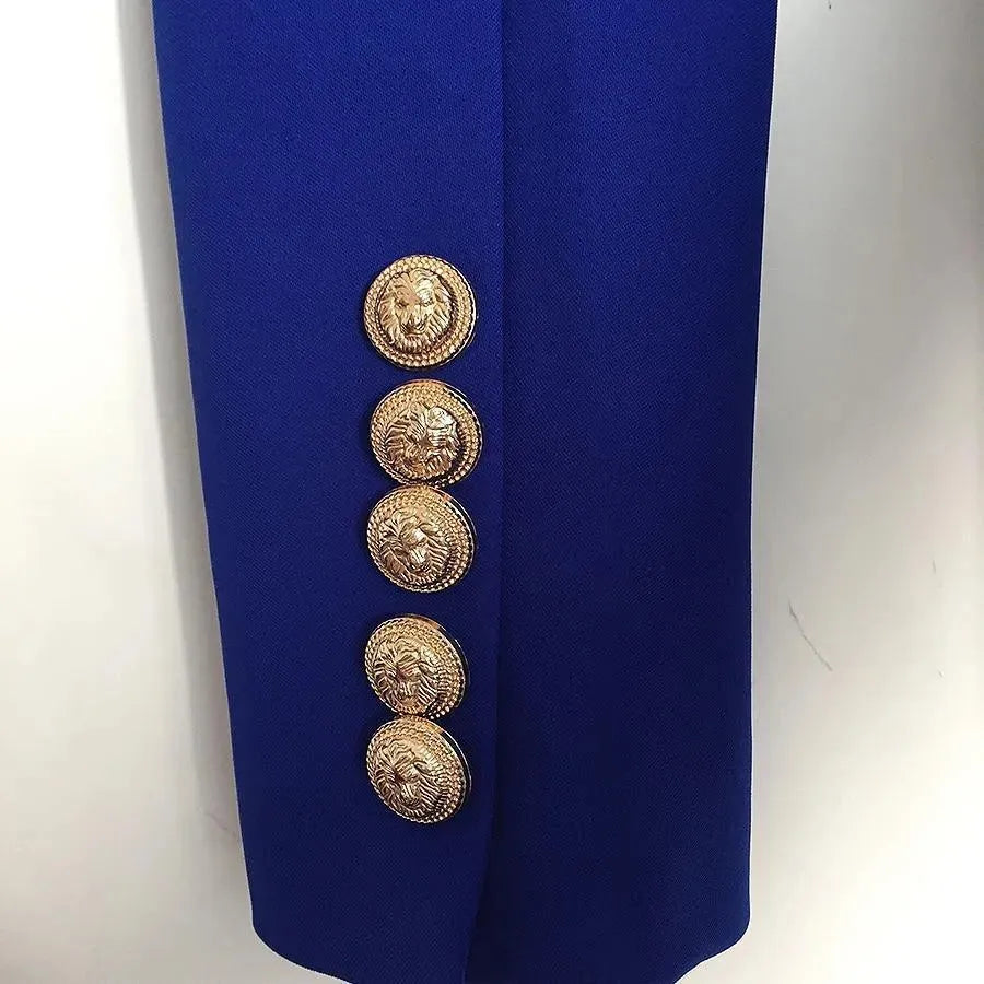 Baroque Blazer Women - Casual - Plain-Solid - Double-Breasted Blazer - LeStyleParfait