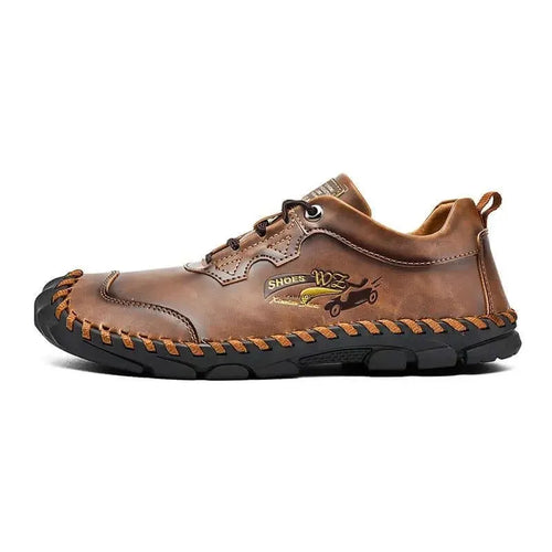Basil Casual Leather Lace-Up Shoes - Casual Shoes - LeStyleParfait