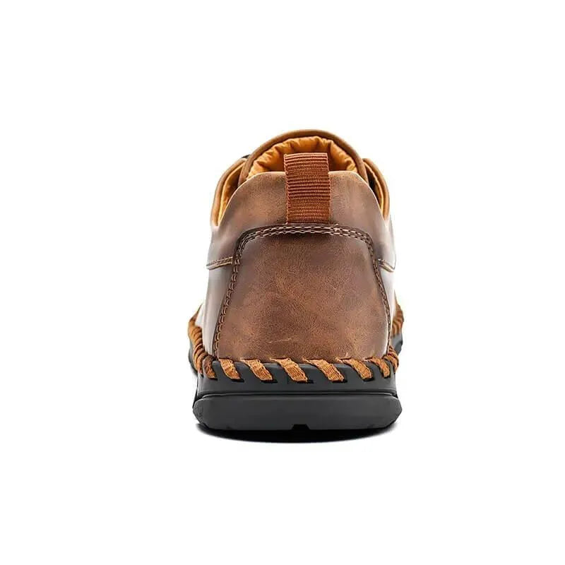 Basil Casual Leather Lace-Up Shoes - Casual Shoes - LeStyleParfait