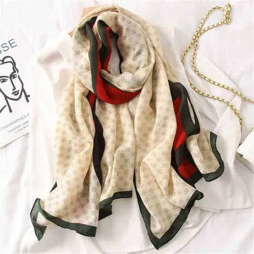 LeStyleParfait Women's Scarves & Shawls Stylish Wrap Scarf Printed Cotton -Scarf