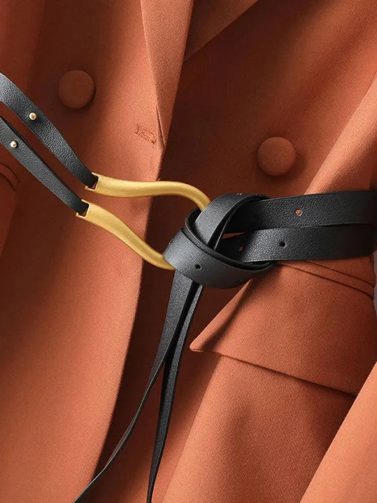 Belted Outfit Skirt Suit Set - Skirt Suit - LeStyleParfait