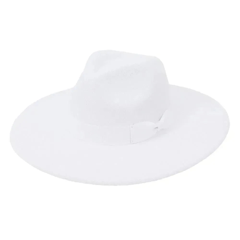 Big Wide Retro Fedora Hat - Fedora Hat - LeStyleParfait