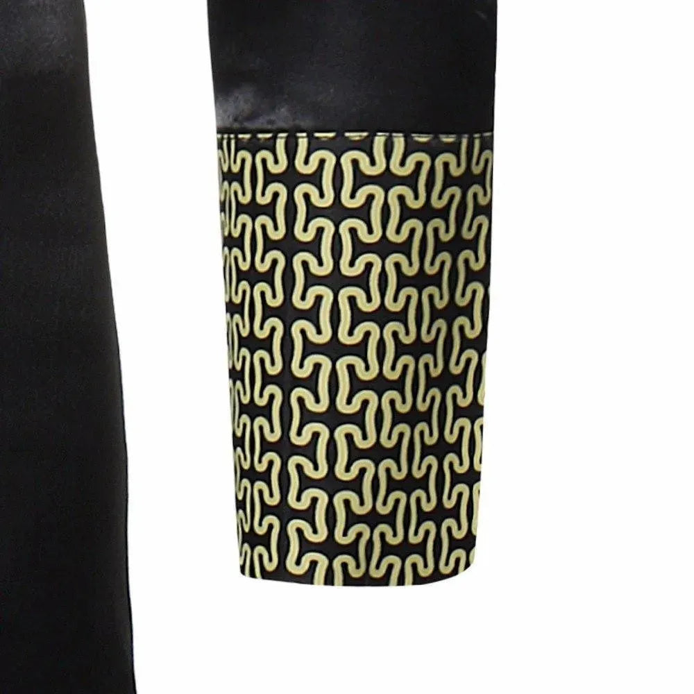 Black African Long Sleeve Shirt-Men Shirts-LeStyleParfait
