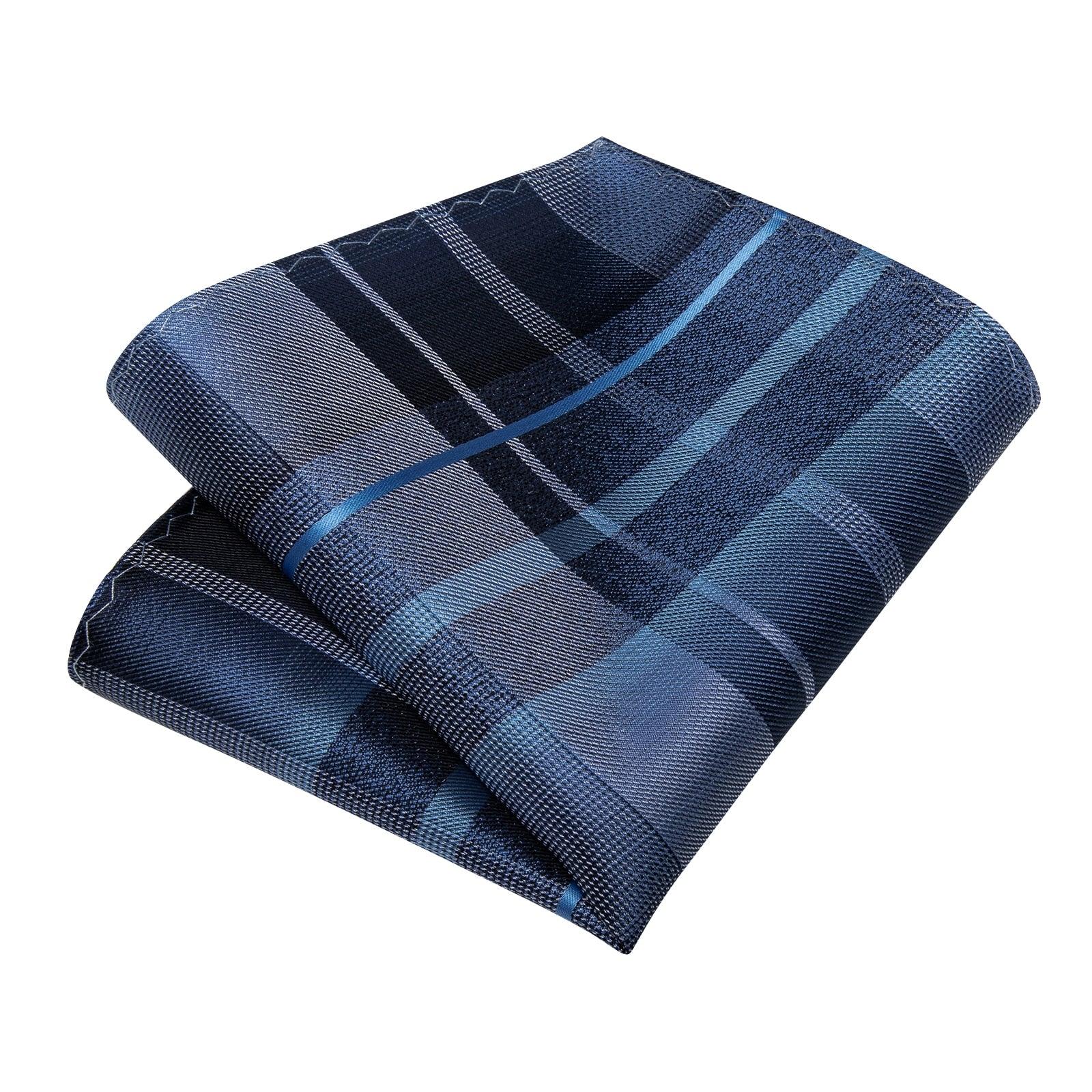 Blue Checked Necktie Set - Necktie - LeStyleParfait Kenya