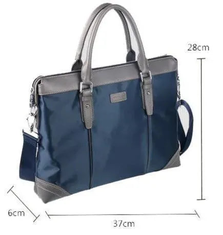 Blue Laptop Bag For Men - Handbag - LeStyleParfait