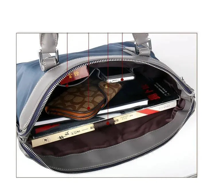 Blue Laptop Bag For Men - Handbag - LeStyleParfait