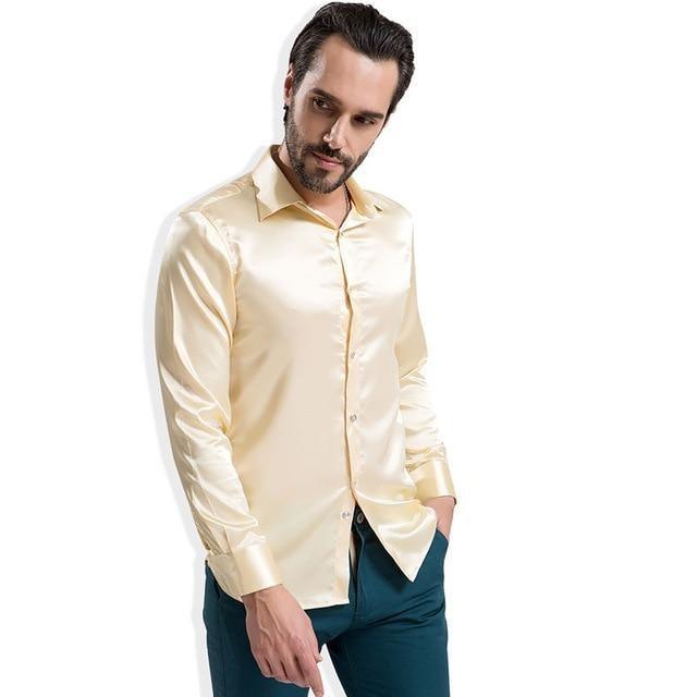 Bolan Satin Silk Shirt For Men - Shirt - LeStyleParfait Kenya
